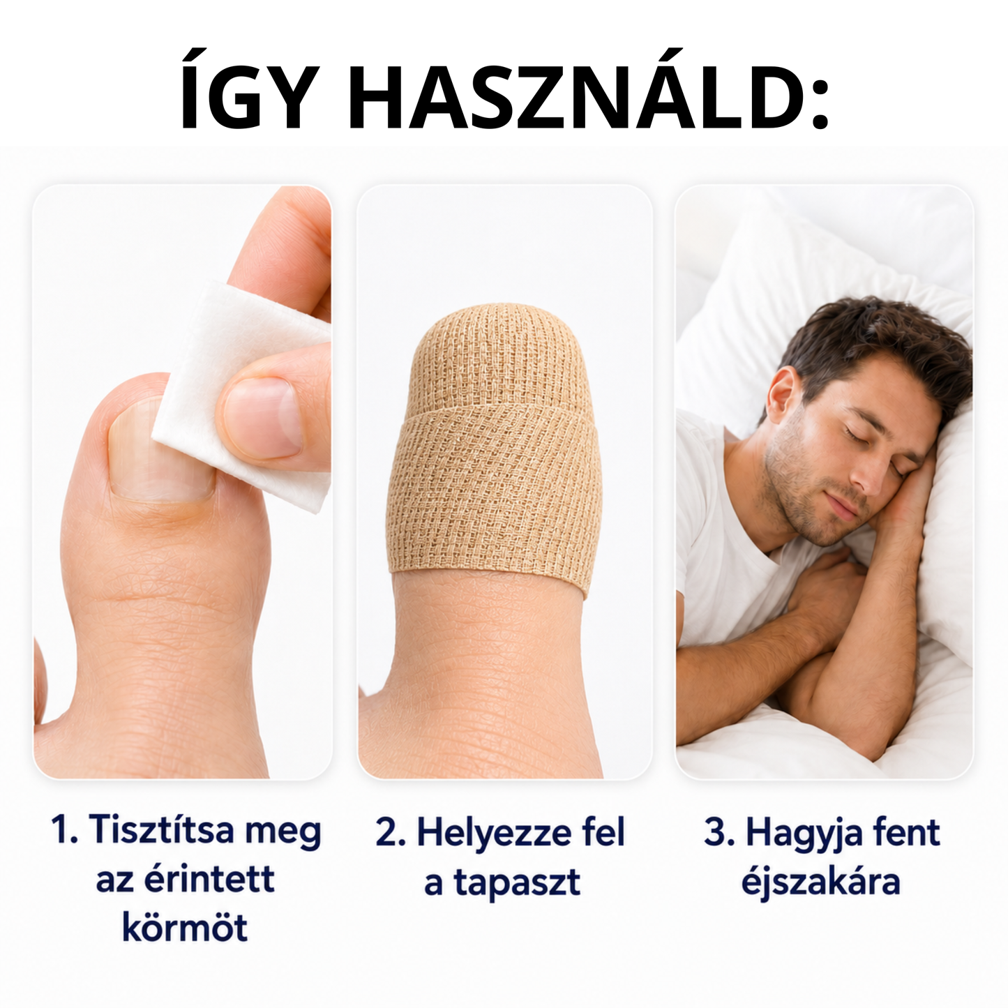 HAIRROX - KÖRÖMMEGÚJÍTÓ TAPASZ - 21 DB/DOBOZ