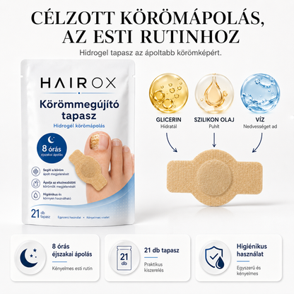 HAIRROX - KÖRÖMMEGÚJÍTÓ TAPASZ - 21 DB/DOBOZ